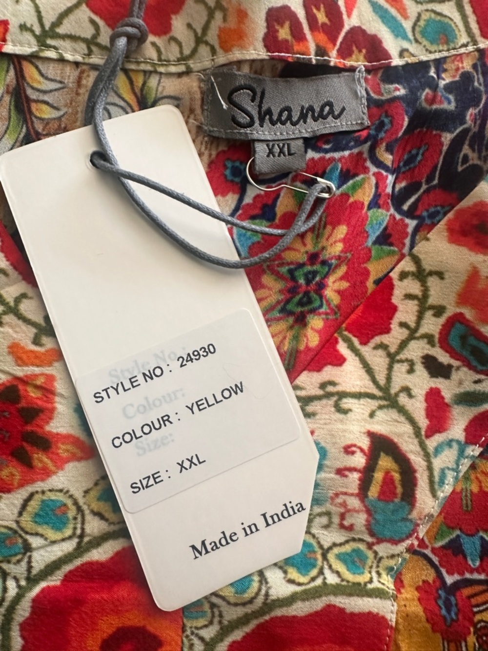 Shana Silk Boho Tiered Dress w Pockets Cruise Johnny Was Inspired NWT XXL - Picture 7 of 7